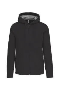 Sweat-shirt zippé capuche unisexe - Kariban | Dark Grey