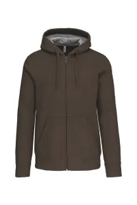 Sweat-shirt zippé capuche unisexe - Kariban | Dark Khaki