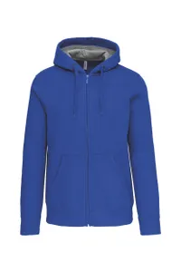 Sweat-shirt zippé capuche unisexe - Kariban | Light Royal Blue