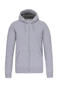Sweat-shirt zippé capuche unisexe - Kariban | Oxford Grey