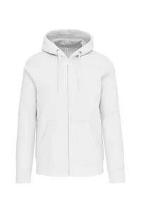 Sweat-shirt zippé capuche unisexe - Kariban | White