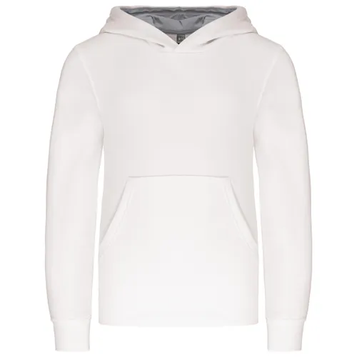 Sweat-shirt capuche contrastée enfant - Kariban