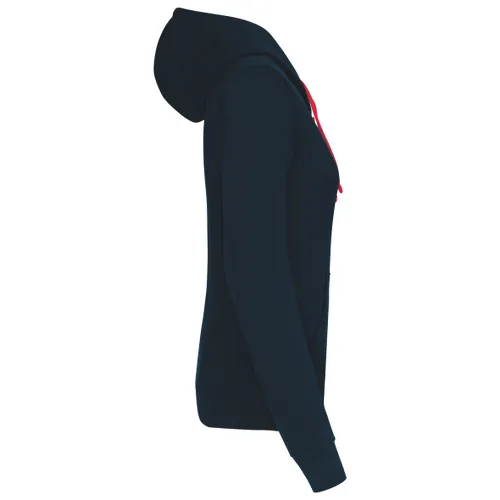 Sweat-shirt capuche contrastée femme - Kariban