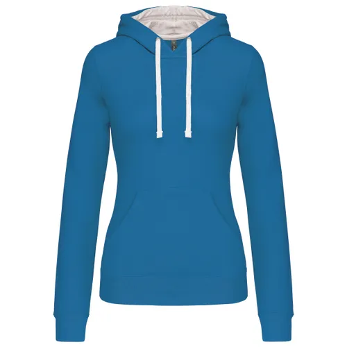 Sweat-shirt capuche contrastée femme - Kariban