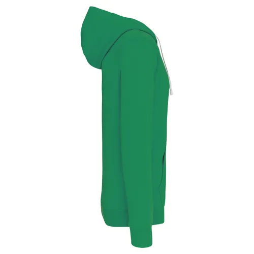 Sweat-shirt zippé capuche contrastée - Kariban
