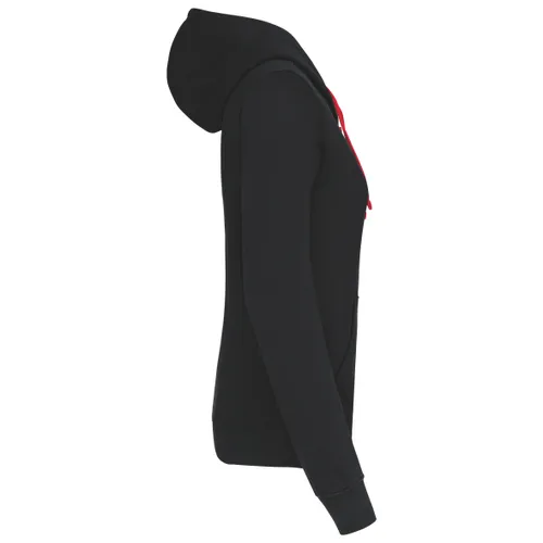 Sweat-shirt zippé capuche contrastée femme - Kariban