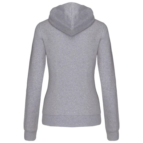 Sweat-shirt zippé capuche contrastée femme - Kariban