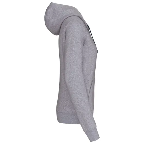 Sweat-shirt zippé capuche contrastée femme - Kariban