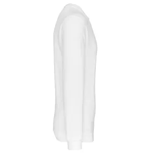 Sweat-shirt col rond unisexe - Kariban | White