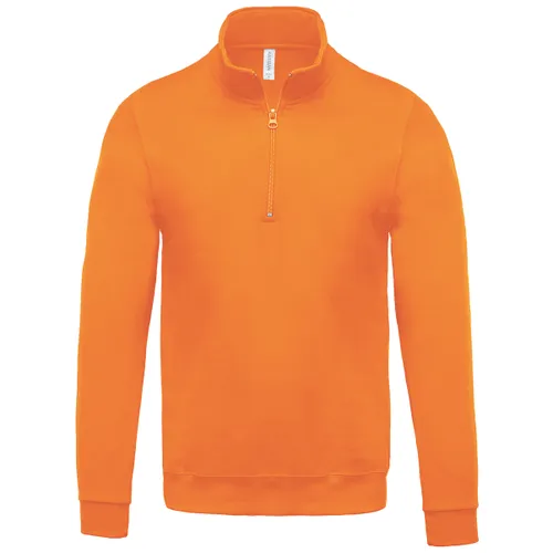 Sweat-shirt col zippé homme - Kariban