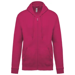 Sweat-shirt zippé capuche unisexe - Kariban | Fuchsia