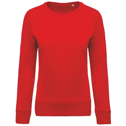 Sweat-shirt Bio col rond manches raglan femme - Kariban