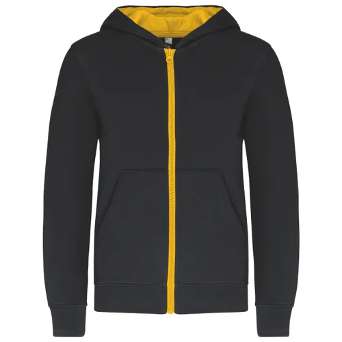 Sweat-shirt zippé capuche enfant - Kariban