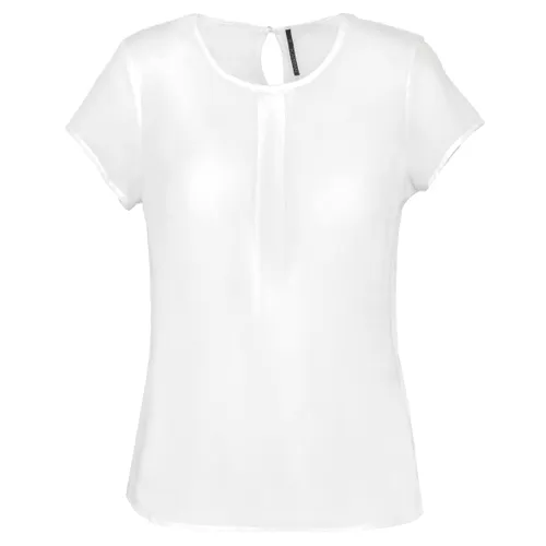 Blouse crêpe manches courtes femme - Kariban