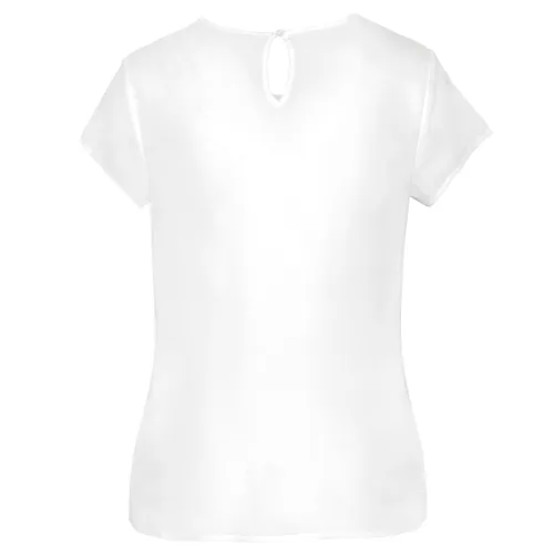 Blouse crêpe manches courtes femme - Kariban