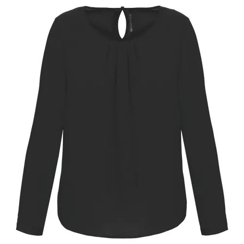 Blouse crêpe manches longues femme - Kariban
