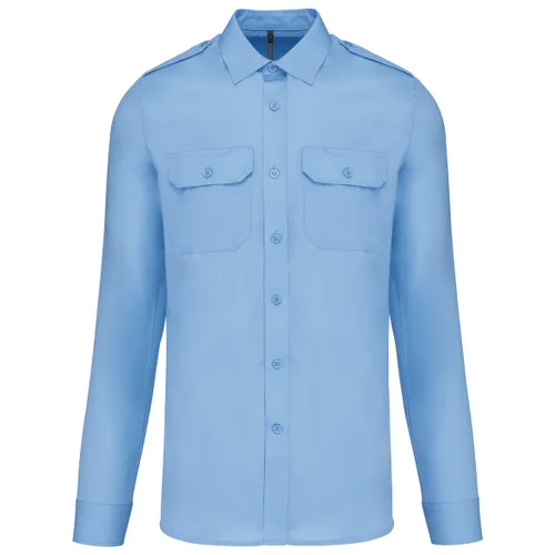 Chemise pilote manches longues homme - Kariban