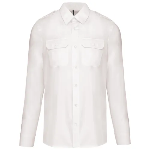 Chemise pilote manches longues homme - Kariban