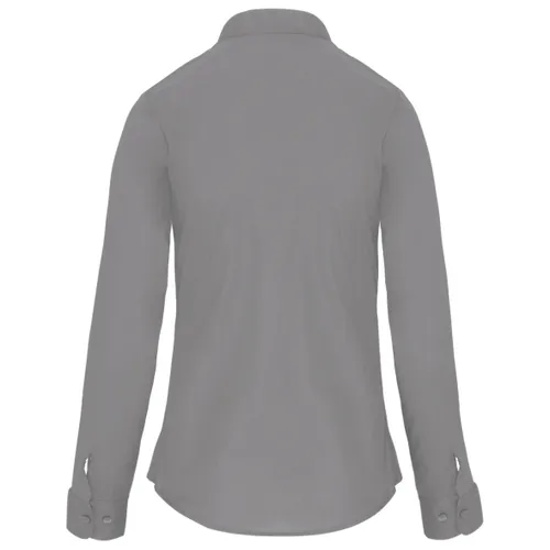 Chemise col mao manches longues femme - Kariban