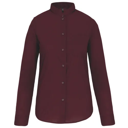 Chemise col mao manches longues femme - Kariban