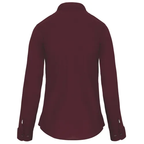 Chemise col mao manches longues femme - Kariban