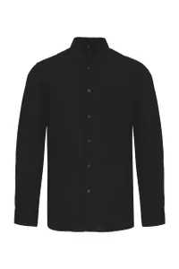 Chemise col mao manches longues - Kariban | Black
