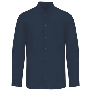 Chemise col mao manches longues - Kariban | Navy