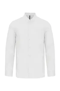 Chemise col mao manches longues - Kariban | White