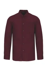 Chemise col mao manches longues - Kariban | Wine