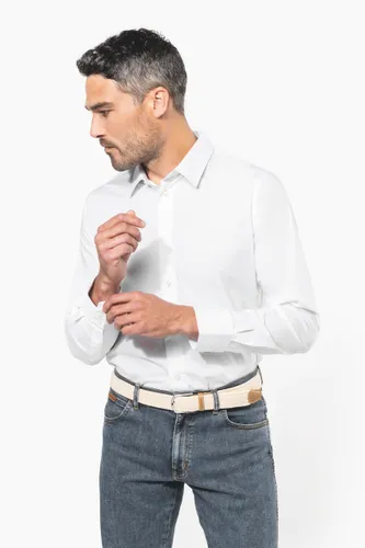 Chemise coton / élasthanne manches longues homme - Kariban