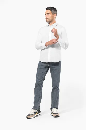 Chemise coton / élasthanne manches longues homme - Kariban