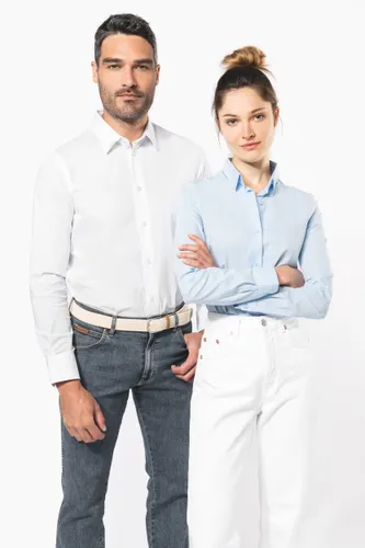 Chemise coton / élasthanne manches longues homme - Kariban