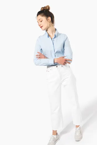 Chemise coton / élasthanne manches longues femme - Kariban
