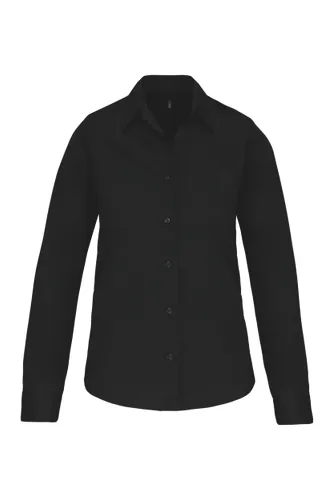 Chemise popeline manches longues femme - Kariban