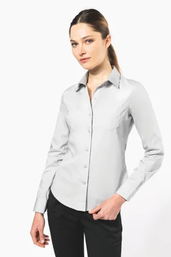 Chemise popeline manches longues femme - Kariban