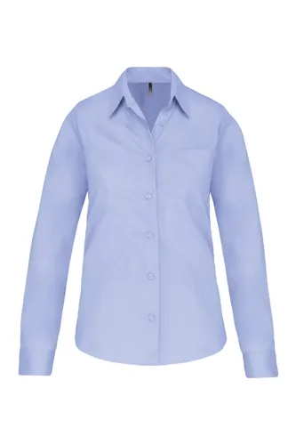 Chemise popeline manches longues femme - Kariban
