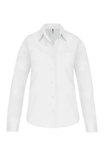Chemise popeline manches longues femme - Kariban