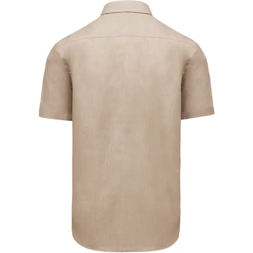 Chemise popeline polycoton manches courtes entretien facile homme - Kariban