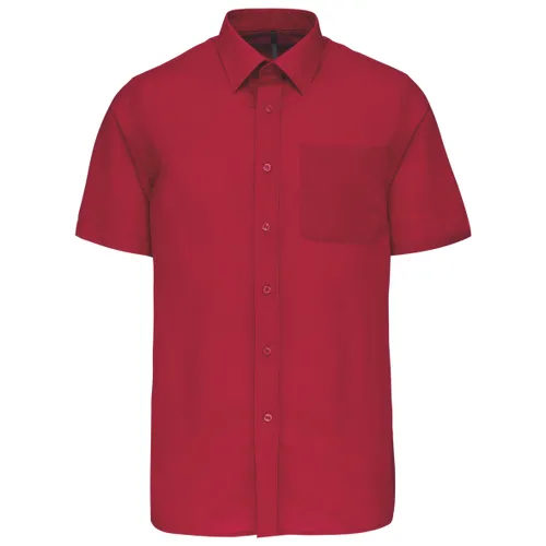 Chemise popeline polycoton manches courtes entretien facile homme - Kariban