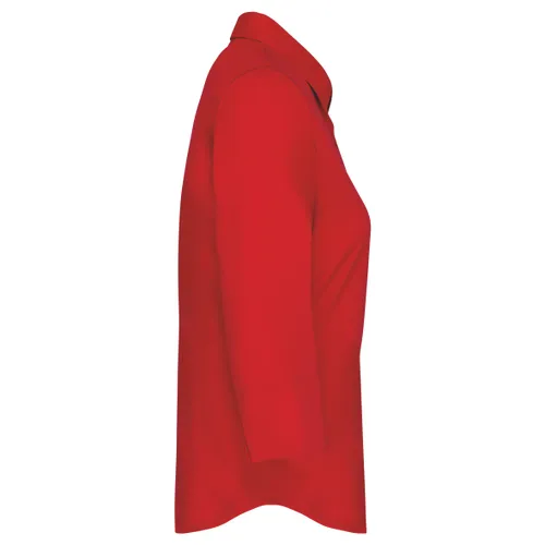 Chemise popeline polycoton manches 3/4 entretien facile femme - Kariban