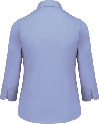 Chemise popeline polycoton manches 3/4 entretien facile femme - Kariban
