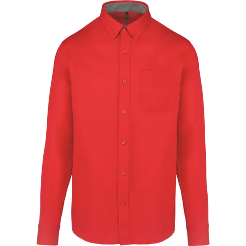 Chemise coton manches longues Nevada homme - Kariban