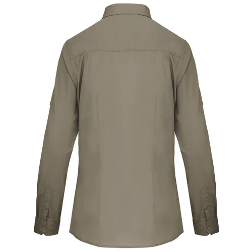 Chemise safari manches longues femme - Kariban