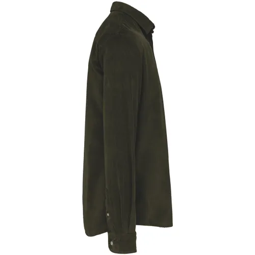 Chemise manches longues en velours homme - Kariban