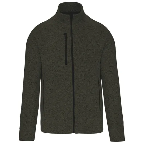 Veste zippée chinée homme - Kariban