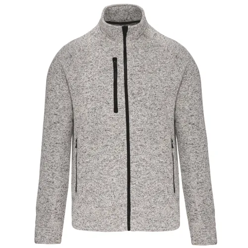 Veste zippée chinée homme - Kariban