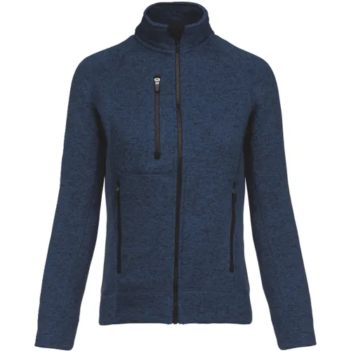 Veste zippée chinée femme - Kariban