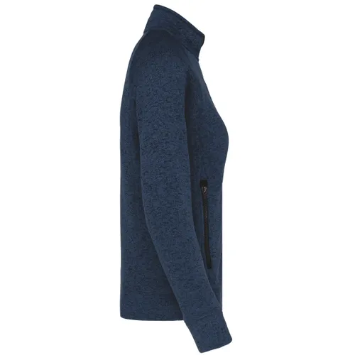 Veste zippée chinée femme - Kariban
