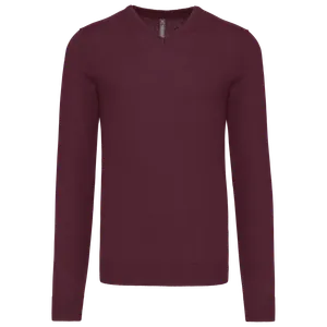 Pull col V homme - Kariban | Wine