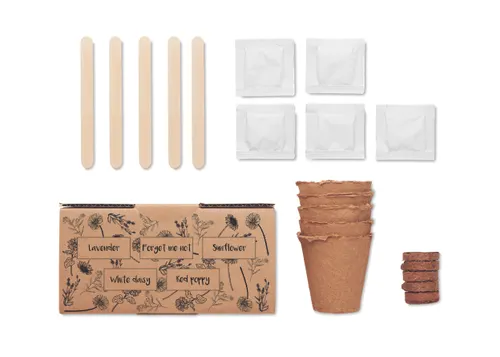 Kit de culture de fleurs personnalisé - Flowers